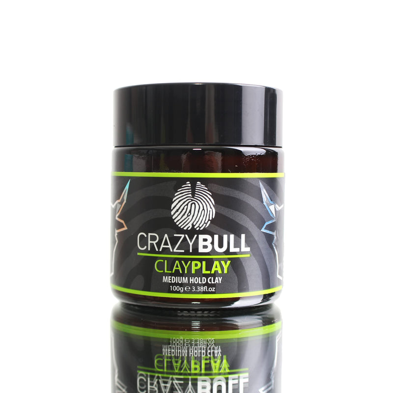 [Australia] - Crazy Bull Clay Play Medium Hold Semi-Matte Styling Clay 100g 