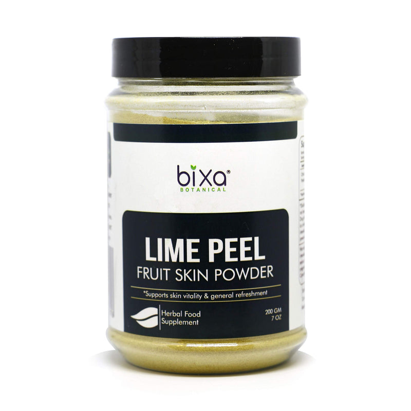 [Australia] - Lime Peel Powder (Citrus Limonum)- Natural Skin Care for Skin Vitality | Ayurvedic Herb to Prevent pimples & rehydrates Skin | Can Also Help for Teeth whitening (7 Oz / 200g) 