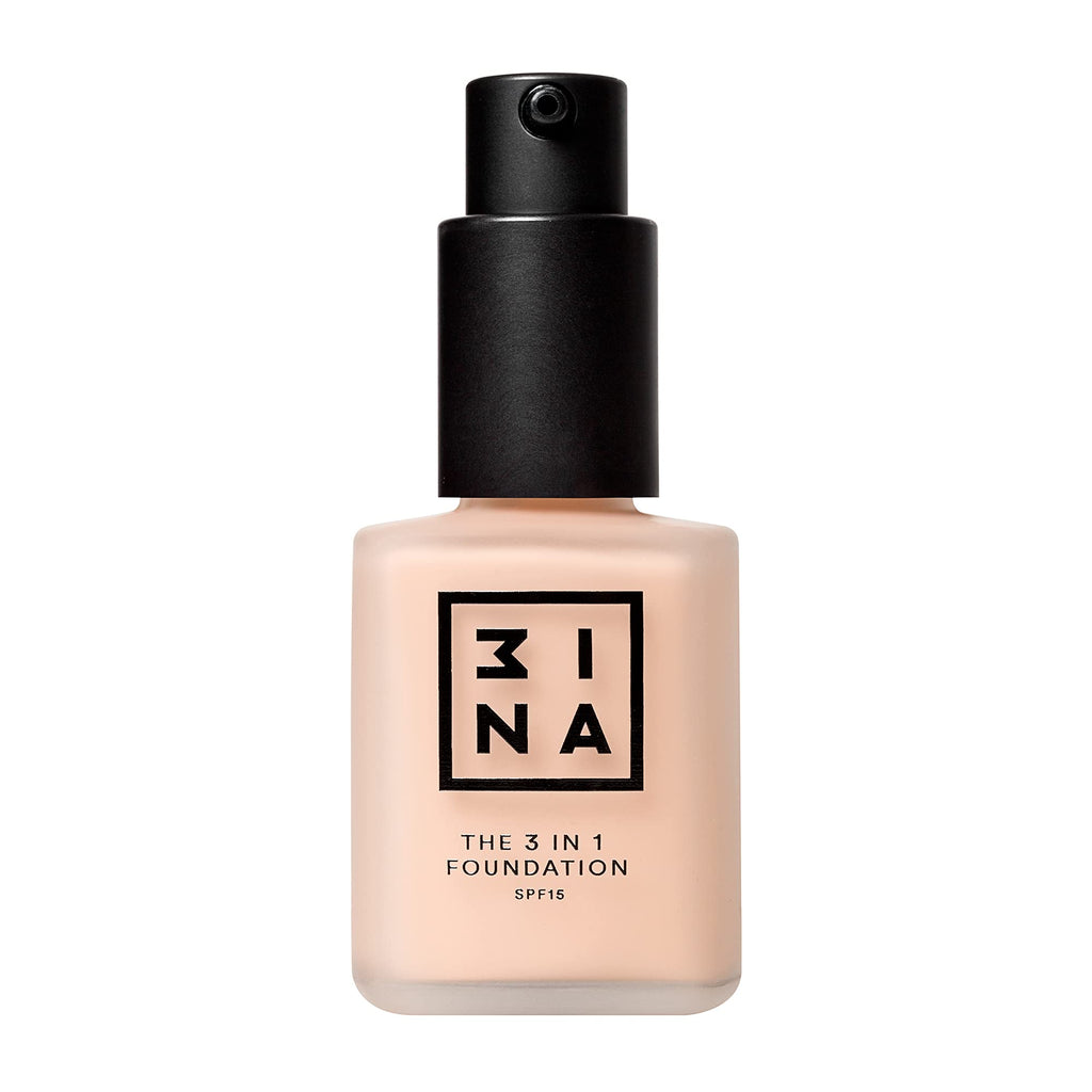 [Australia] - 3INA MAKEUP - Multifunctional Foundation Primes and Conceals - Medium Coverage - Natural Matte Finish - Long Lasting & Hydrating Formula - Vegan - The 3 in 1 Foundation 206 Beige 