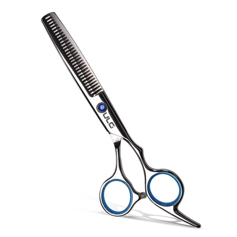[Australia] - Hair Thinning Scissors Cutting Teeth Shears Professional Barber ULG Hairdressing Texturizing Salon Razor Edge Scissor Japanese Stainless Steel with Detachable Finger Ring 6.5 inch 