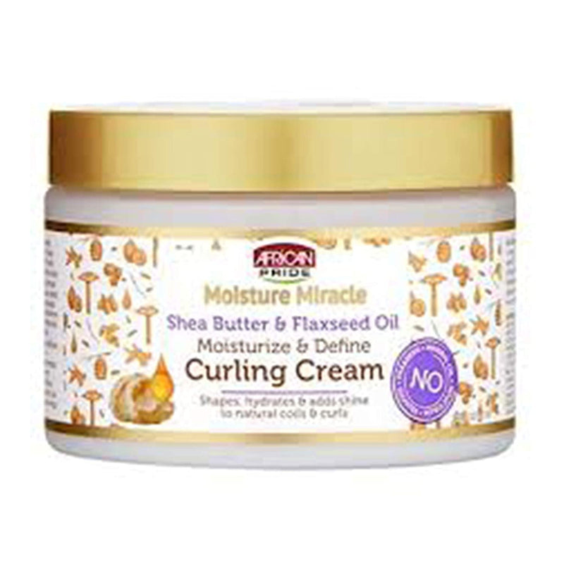[Australia] - African Pride Moisture Miracle Shea Butter & Flaxseed Oil Moisturize & Define Curling Cream 12 oz 