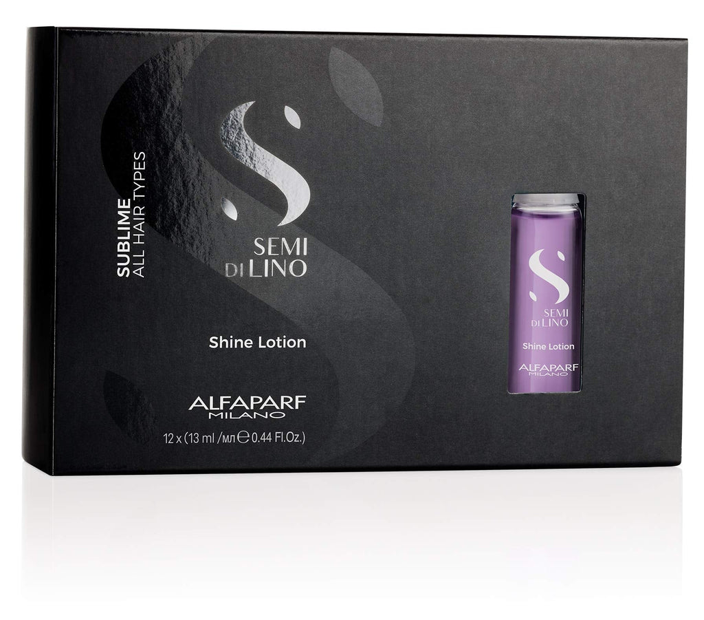 [Australia] - ALFAPARF Sublime Semi DI Lino Shine Lotion 156ML Unisex Adult, Black,Single 