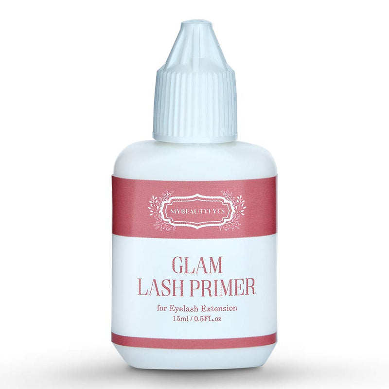 [Australia] - Eyelash Extension Glam Lash Primer 15 ml/Pre-Treatment for Semi Permanent Eyelash/Easily Removes Proteins and Oils/Oil Free/Longer Extension Retention 