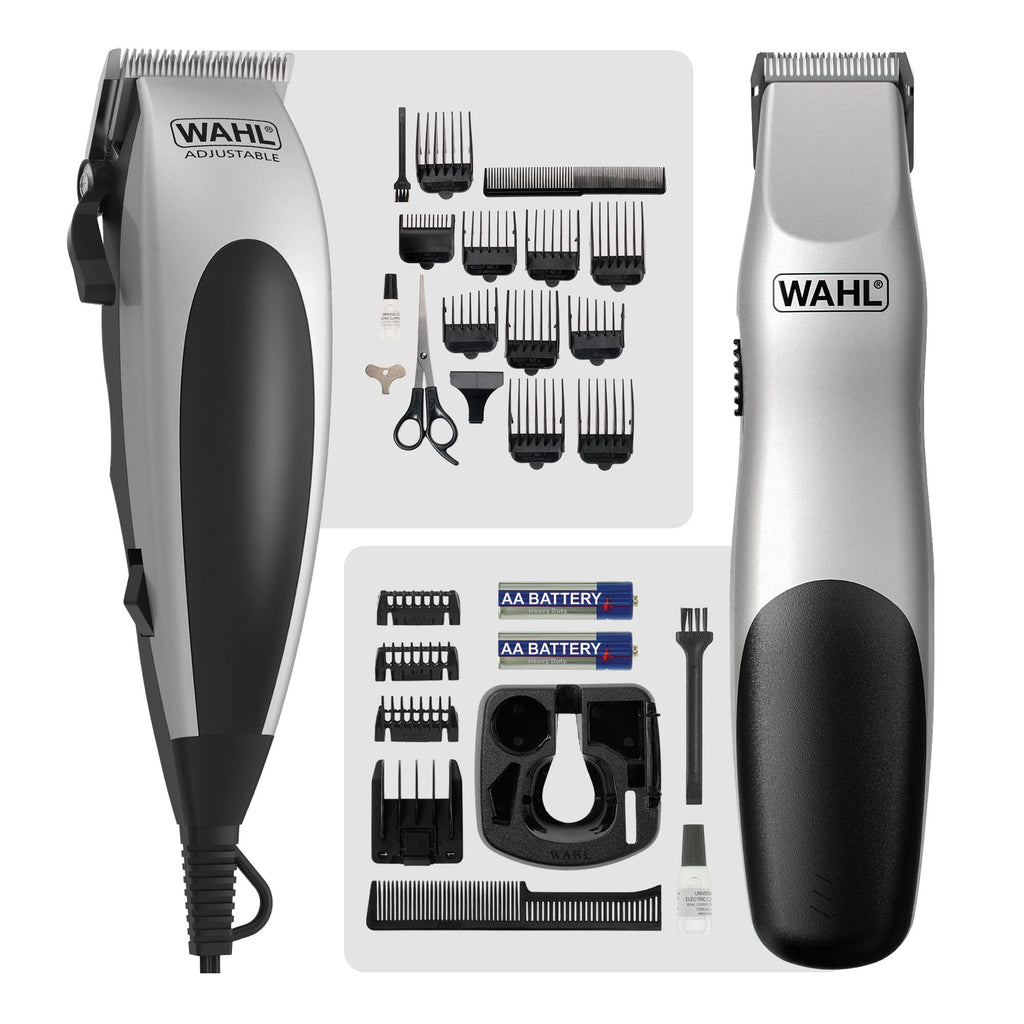 [Australia] - Wahl Vogue Clipper Kit with Battery Groomsman Trimmer Wahl Hair Clipper + Battery Groomsman Trimmer 