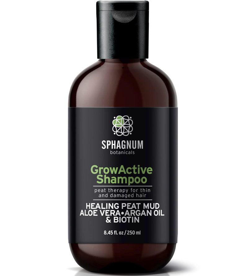 [Australia] - Hair Growth Shampoo For Women - 100% Natural Sulfate Free Treatment with Healing Peat Mud for Thin and Damaged Hair - Argan Oil with Aloe Vera and Biotin to Prevent Hair Loss and Dandruff 
