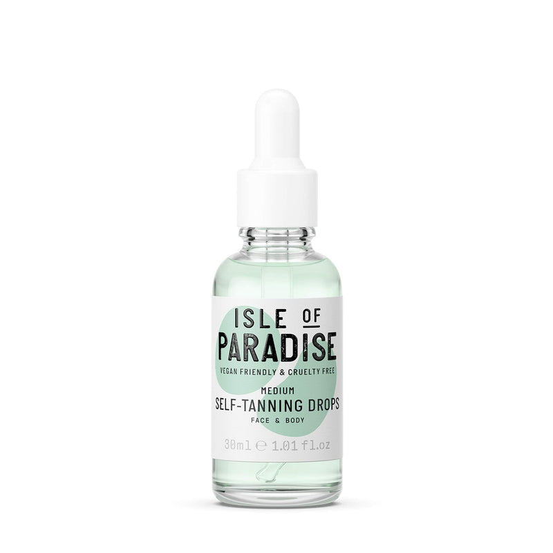 [Australia] - Isle of Paradise Fake Tan Drops Medium (30 ml) Add Self Tanning Drops to Skin Care Natural Ingredients & Vegan 