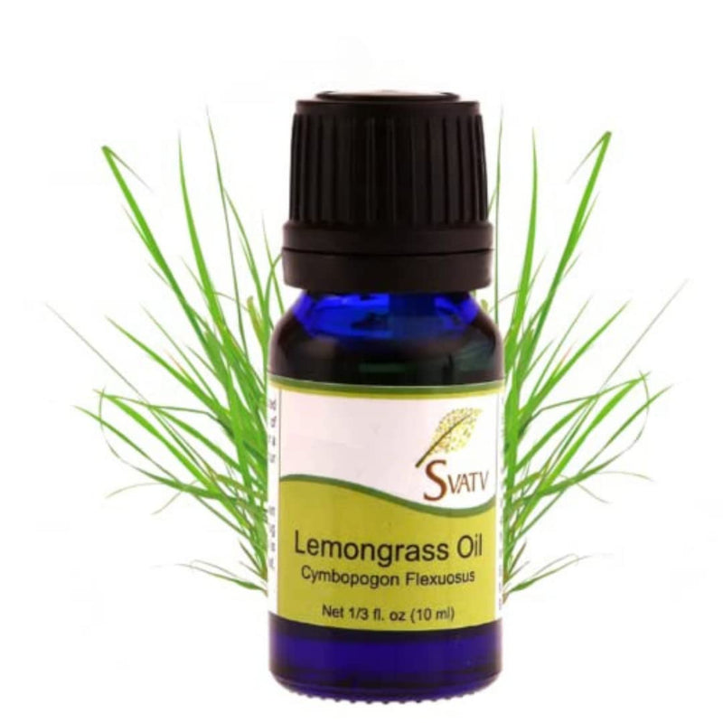 [Australia] - SVATV Lemongrass Essential Oil Therapeutic Grade Aromatherapy Oils Fragrance Oil for Diffuser Yoga Massage & DIY Personal Care 10 ml 