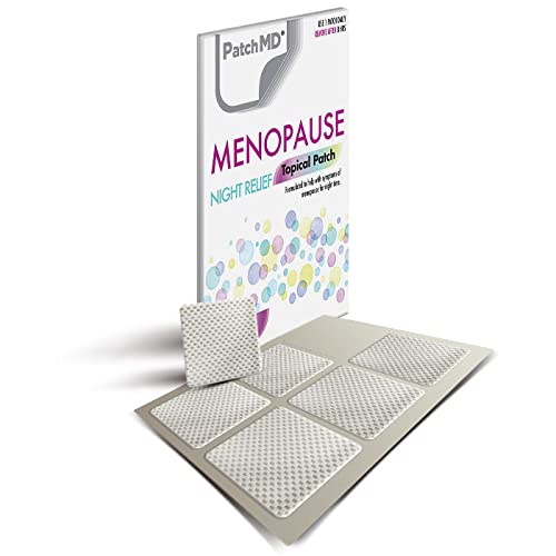 [Australia] - PatchMD Menopause Night Relief™ 30 Daily Topical Patches. 100% Natural & Vegan. Allergy & Filler Free. High Absorption and More bioavailable. Suitable for Sensitive stomachs & bariatric. 