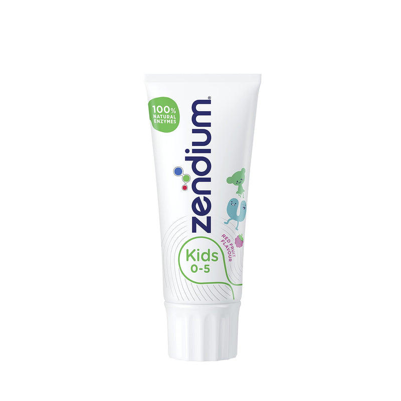 [Australia] - Zendium Kids Toothpaste 50ml - contains natural antibacterial enzymes - natural protection for milk teeth (0-5 years) - SLS free 