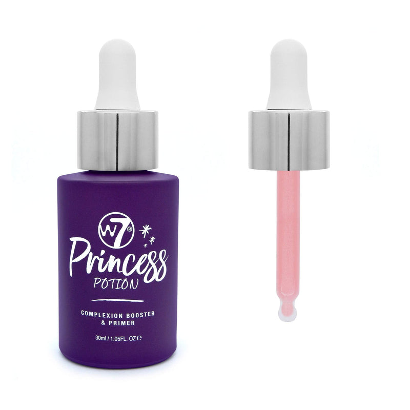 [Australia] - W7 Princess Potion Face Primer Drops - Purple Makeup Base Priming Formula For Flawless, Bright Skin - Vegan Makeup 