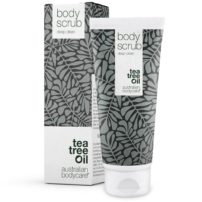 [Australia] - Australian Bodycare Body Scrub for Women & Men 200 ml | Tea Tree Oil Body Scrub Exfoliator | Foot Scrub for Hard Skin | for Pimples on The Back & Body | with Australian Tea Tree Oil 200 ml (Pack of 1) 