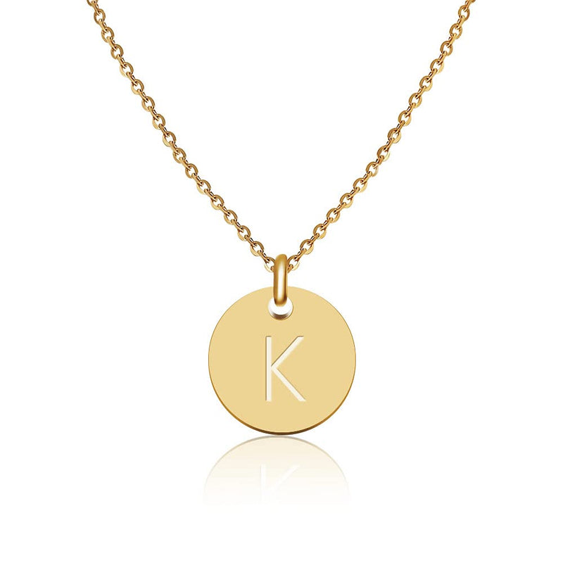 [Australia] - GOOD.designs ® Initial necklace for women (gold letter necklace) 18k gold necklace with letter pendant (K) Kaine Kayne Kenan Kenneth Kayson Kelvin Kayne Kim Kendrick Kacey Kathy Kate Kailyn Kaitlyn 