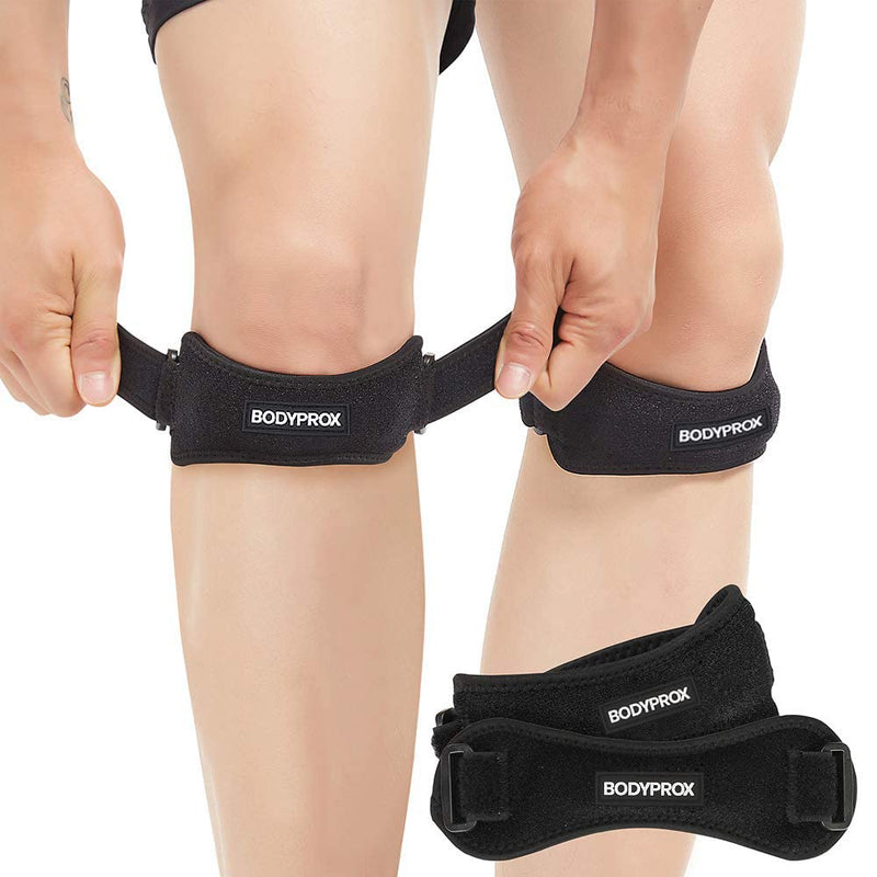 [Australia] - Patella Tendon Knee Strap 2 Pack, Knee Pain Relief Support Brace For Hiking, Soccer, Basketball, Running, Jumpers Knee, Tennis, Tendonitis, Volleyball & Squats 