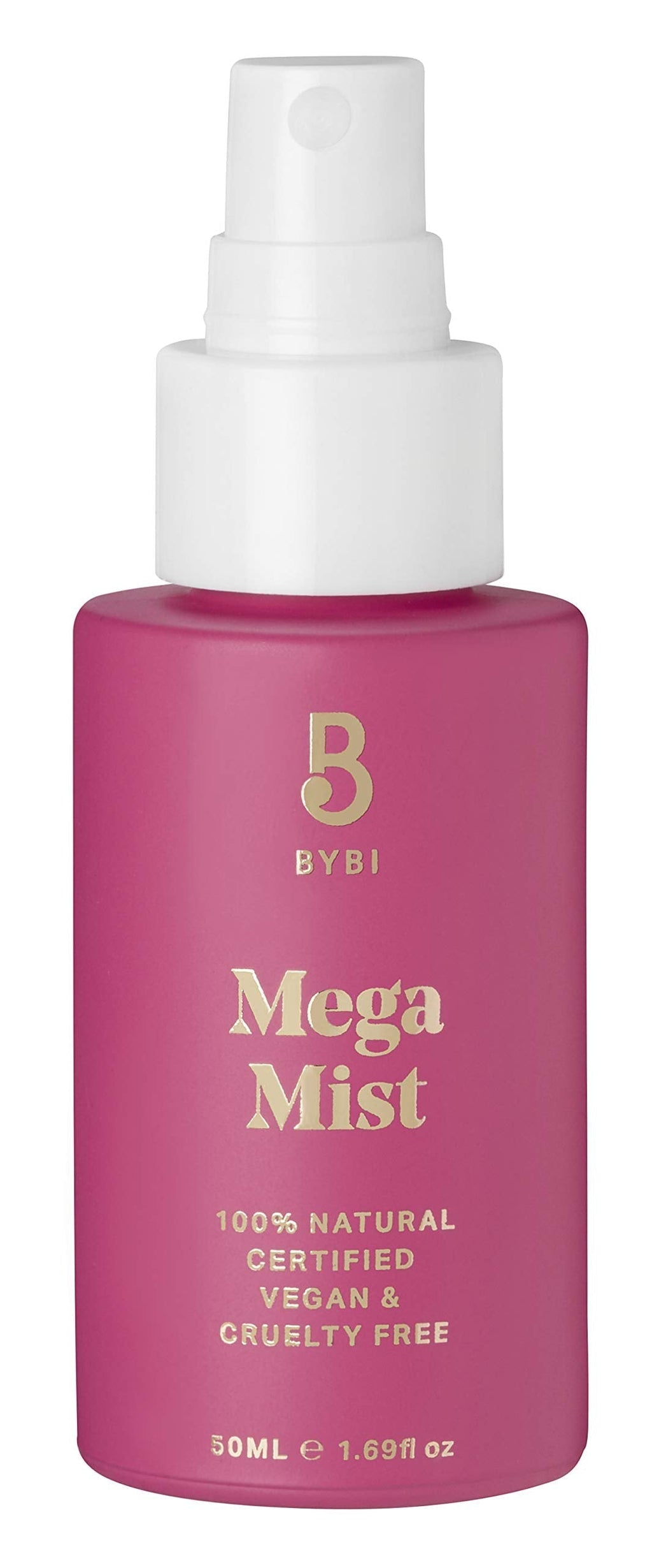 [Australia] - BYBI Beauty Mega Mist Facial Spray | Refresh Your Skin & Make Up | Get Soft, Bouncy & Dewy Skin with Hyaluronic Acid | 50ml 