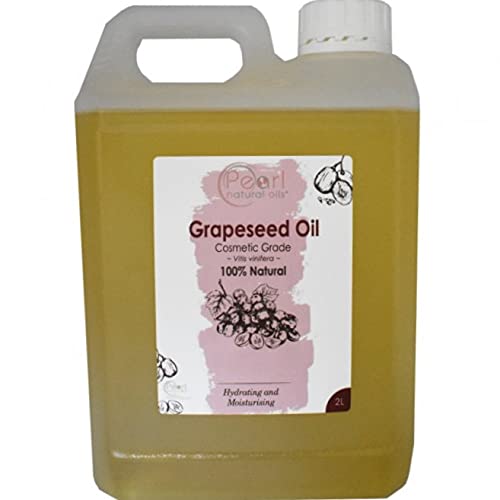 [Australia] - Pearl Natural Oils Grapeseed Oil Cosmetic Grade 2 litres 