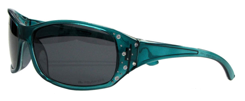 [Australia] - HZ Series Elettra – Women’s Premium Polarised Sunglasses by Hornz Tropical Teal Frame - Dark Smoke Lens 