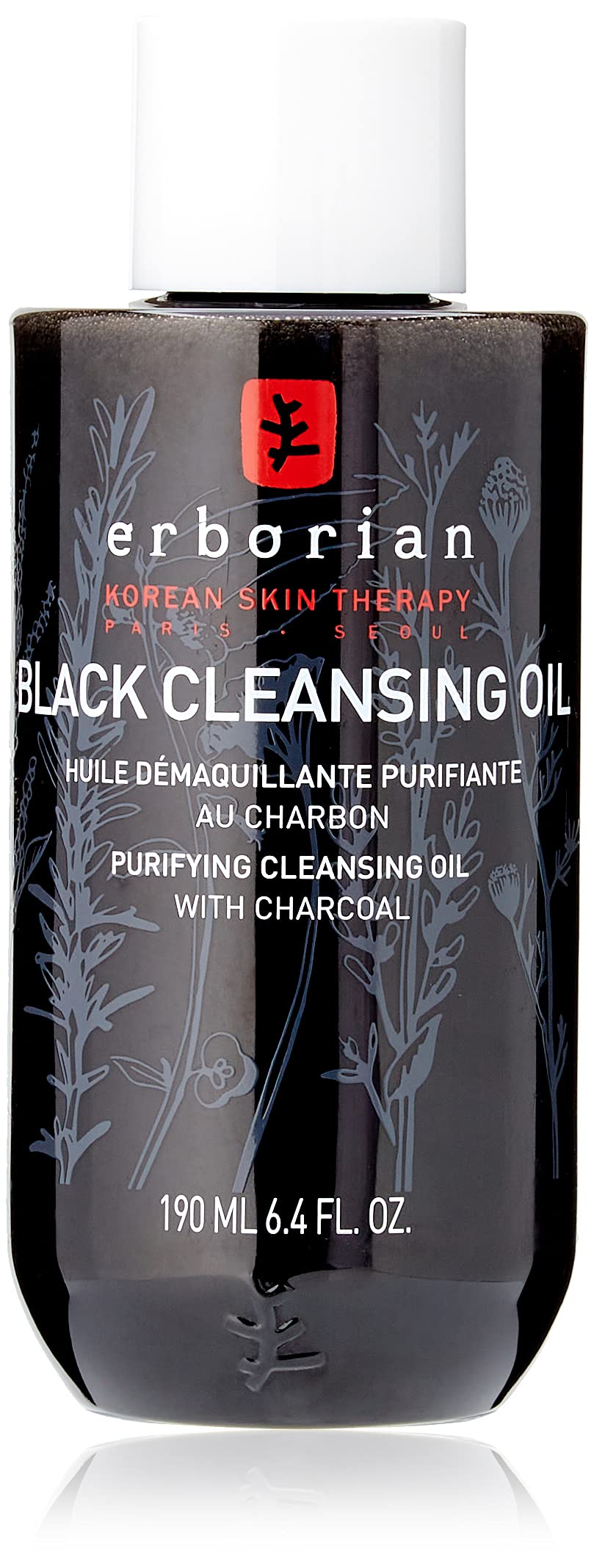 [Australia] - Erborian Black Cleansing Oil with Purifying Charcoal, 190 ml 