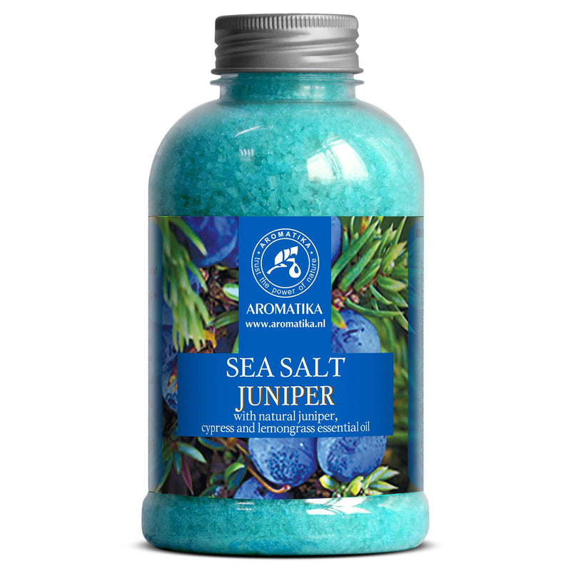 [Australia] - Sea Salt Juniper w/ Natural Juniper 600g - Cypress - Lemongrass Essential Oils - Bath Sea Salts - Best for Bath - Good Sleep - Relaxing - Body Care - Beauty 