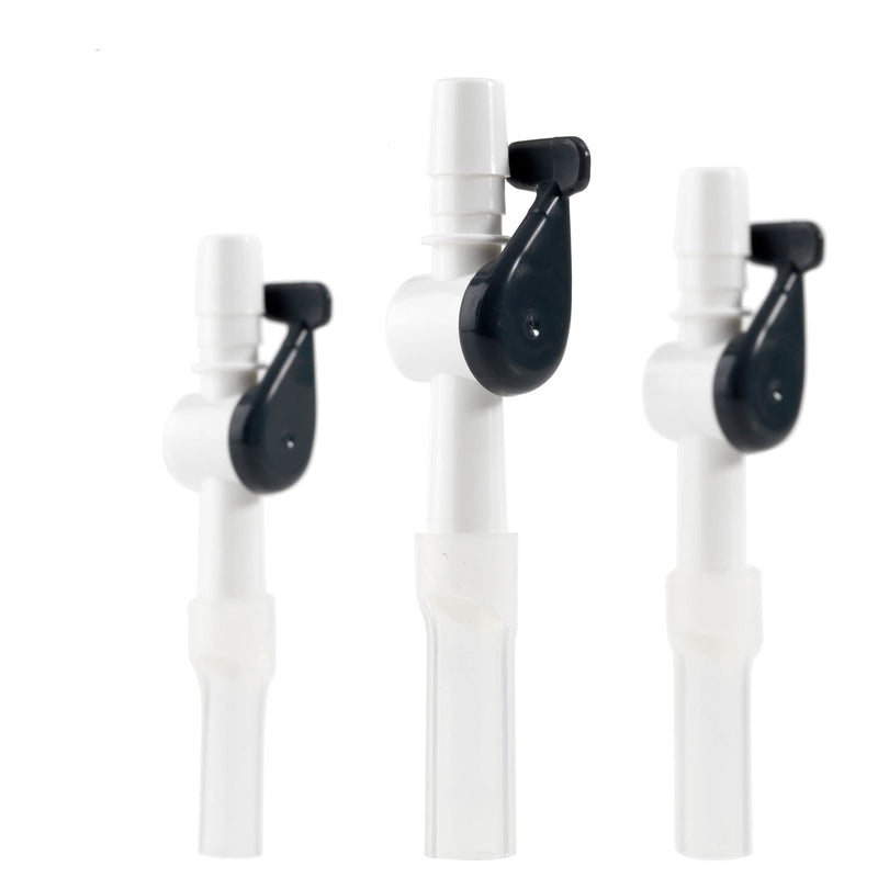 [Australia] - Ugo Catheter Valve - Urine Drainage Catheter Valves, Comfortable Easy to Use Lever Tap with Smooth Edges and Soft Silicone Tubing - an Effective Alternative to Leg Bags (Pack of 5) 
