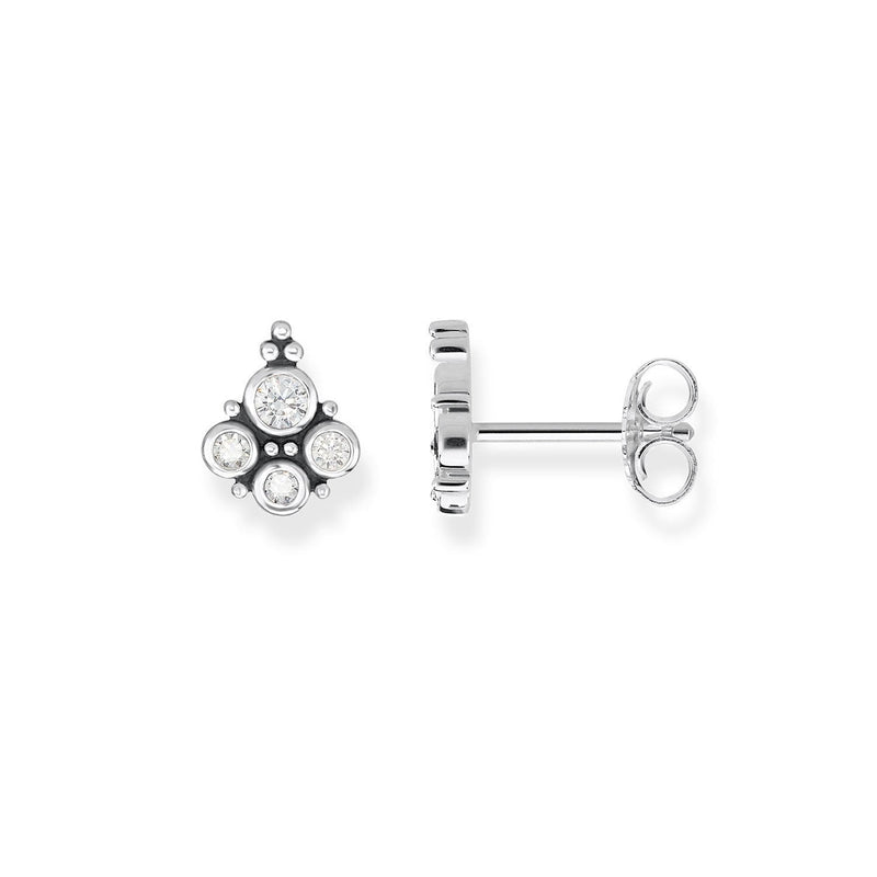 [Australia] - Thomas Sabo Women-Ear studs Royalty white Glam & Soul 925 Sterling Silver H2024-643-14 