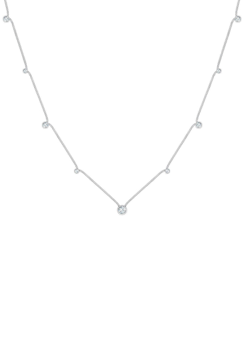 [Australia] - Elli Women's Silver Chain Necklace 0104221118_40 - 40cm length 