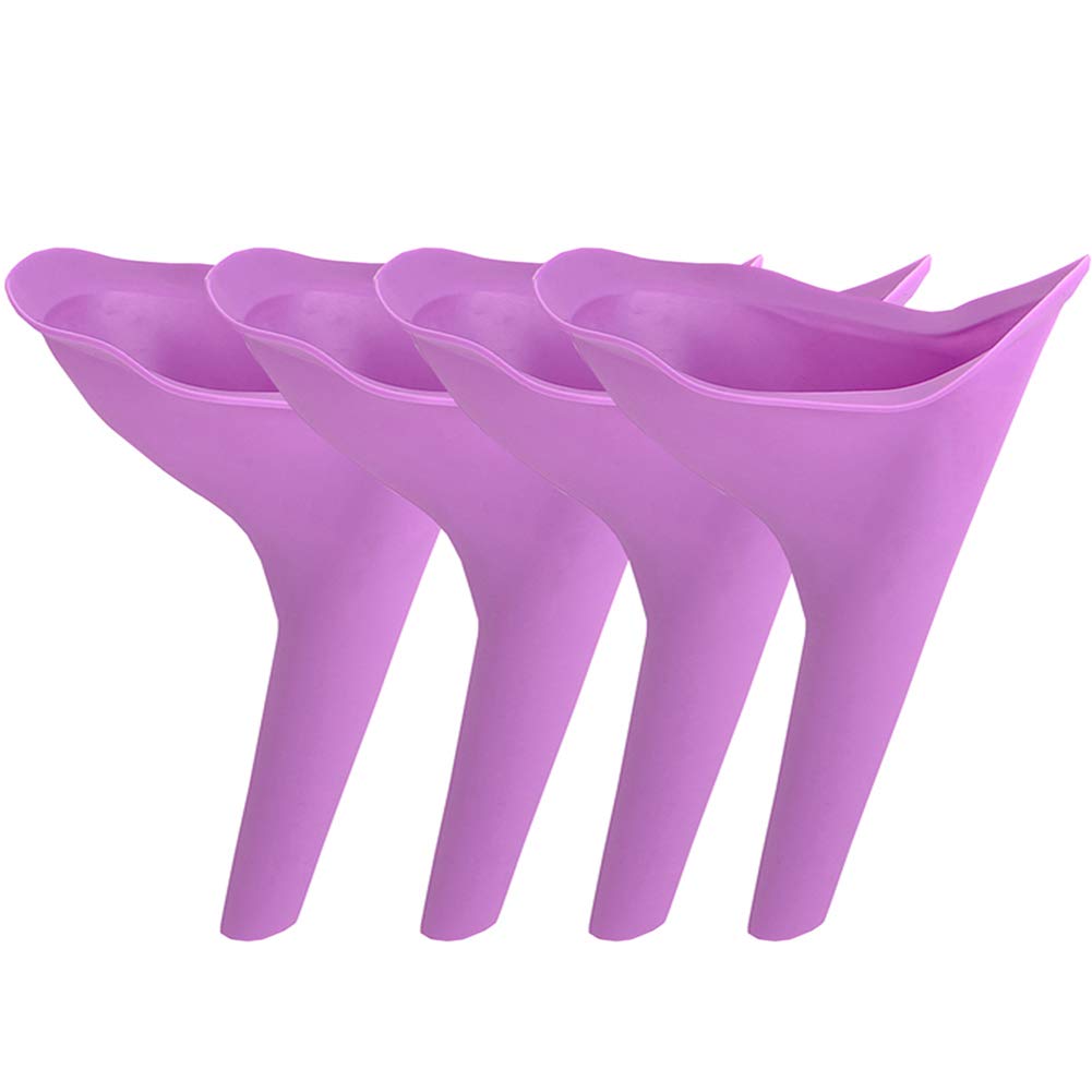 [Australia] - Female Urination Device,Travel Camping Outdoor Standing Pee Reusable Urinal Women Funnel Portable Urine Urinary,（4 Pcs ）Guang-T 