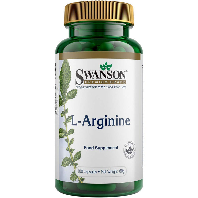 [Australia] - Swanson L-Arginine 500mg, 100 Capsules 