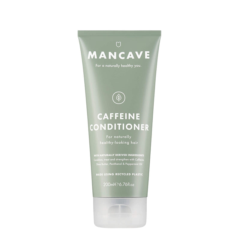 [Australia] - ManCave Caffeine Conditioner 200ml for Men, Encourage Healthy Hair Growth, Condition & Strengthen with Naturally Derived Ingredients, Vegan Friendly, Bottle made from Recycled Plastics 200 ml (Pack of 1) 