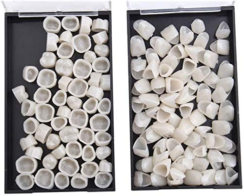 [Australia] - Mike-Dental 100PCS Temporary Crowns Posteriors Anterior Molar Front Resin Tooth Teeth Caps 