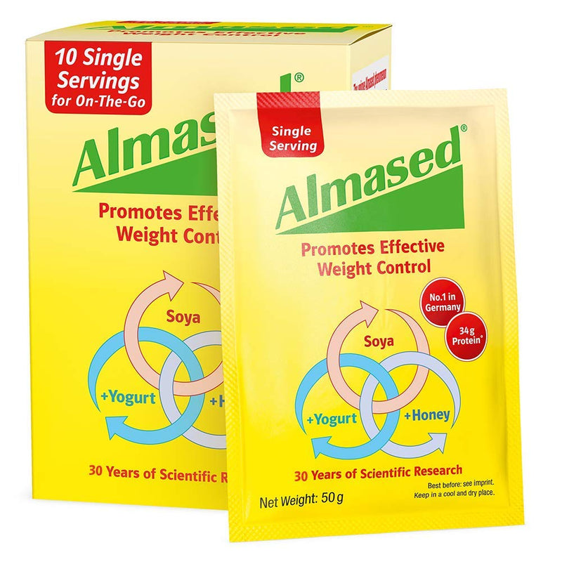 [Australia] - Almased - SOYA, Yogurt and Honey Meal Replacement for Weight Control, 500 g 10 Count (Pack of 1) 