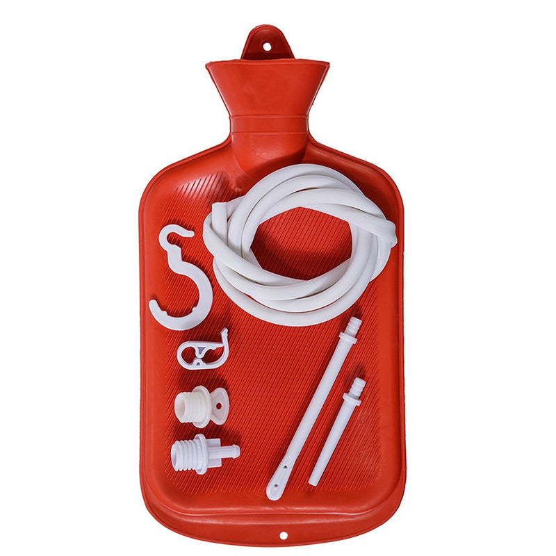 [Australia] - Enema Bag Clean Anal Silicone Douche for Men & Women BPA Free (2 Quart) Hot Water Bottle - Coffee, Shower, Douche & Home Adult Enema Kit 
