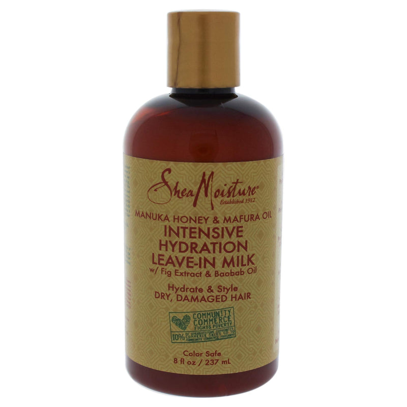 [Australia] - Shea Moisture Manuka Honey and Mafura Oil Intensive Hydration Leave-in Milk, 8 oz 