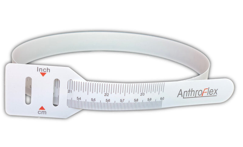 [Australia] - (Pack of 5) AnthroFlex Infant Head Circumference Measuring Tape for Pediatrics, Baby, Babies - Plastic, Reusable, Non-Stretchable with End Insert - Measure OFC Occipital Frontal Circumference 