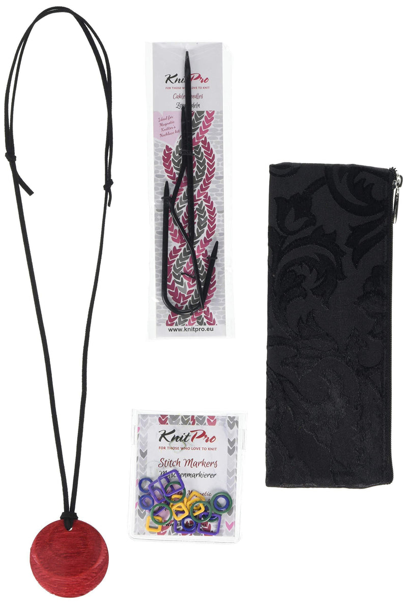 [Australia] - KnitPro KP35016 Magnetic Knitters Necklace: Cherry Berry, Assorted 