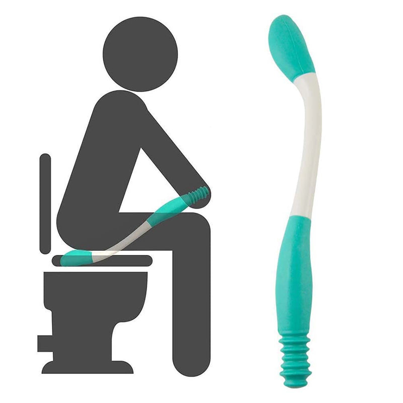 [Australia] - Self-Assist Toilet AIDS - Self-Assist Toilet Mobility Aid Self Wipe Assist Bottom Wiper Bathroom Buddy Wand Long Handle Reach 15.7" 