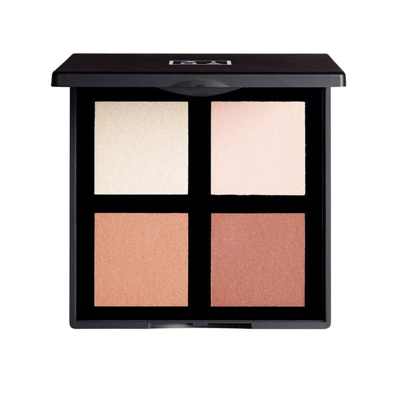 [Australia] - 3INA MAKEUP - Cruelty Free - Vegan - The Face Palette 600 4 contouring shades for face, eyes and lips - Contouring palette - Easy to blend - Made in Europe 