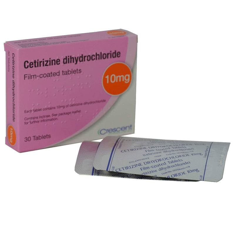 [Australia] - 240 x 10mg Cetirizine Dihydrochloride (8 Months Supply) One a Day hay Fever and Allergy Relief Tablets (8x30 Tablets) 