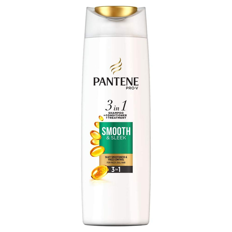 [Australia] - Pantene Pro-V Smooth & Sleek 3-in-1 Shampoo Plus Conditioner, for Dull and Frizzy Hair 