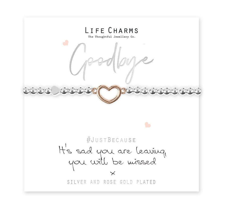 [Australia] - Life Charms Sad You Are Leaving You Will Be Missed Bracelet 