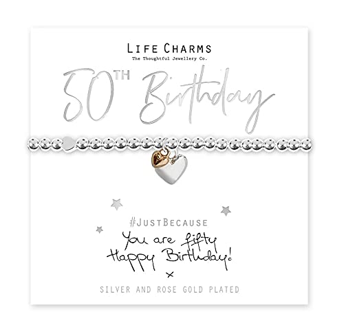 [Australia] - Life Charms Happy 50th Birthday Bracelet 