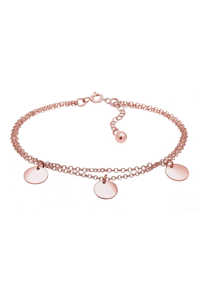 [Australia] - Elli Women Silver Charm Bracelet - 0205531418_16 - 16cm length 