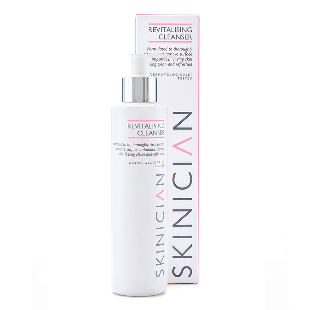 [Australia] - SKINICIAN Revitalising Cleanser - Daily Facial Makeup Remover and Lightweight Cleanser - Facial Wash - Salon Professional Skincare With Added Anti-Oxidants for Soothing & Moisturising (200ml) 