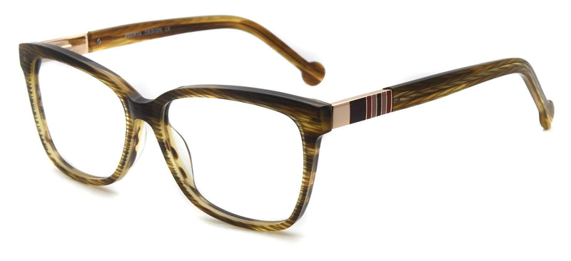 [Australia] - Fashion glasses women men clear lens designer non prescription glasses full rim Spectacles Turquoise 