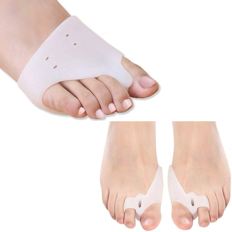 [Australia] - Pedimend Metatarsal Pads for Metatarsalgia Morton's Neuroma & Pedimend Gel Bunion Spacer | Hallux Valgus Deformity Correction Splint | Silicone Big Toe Separator 