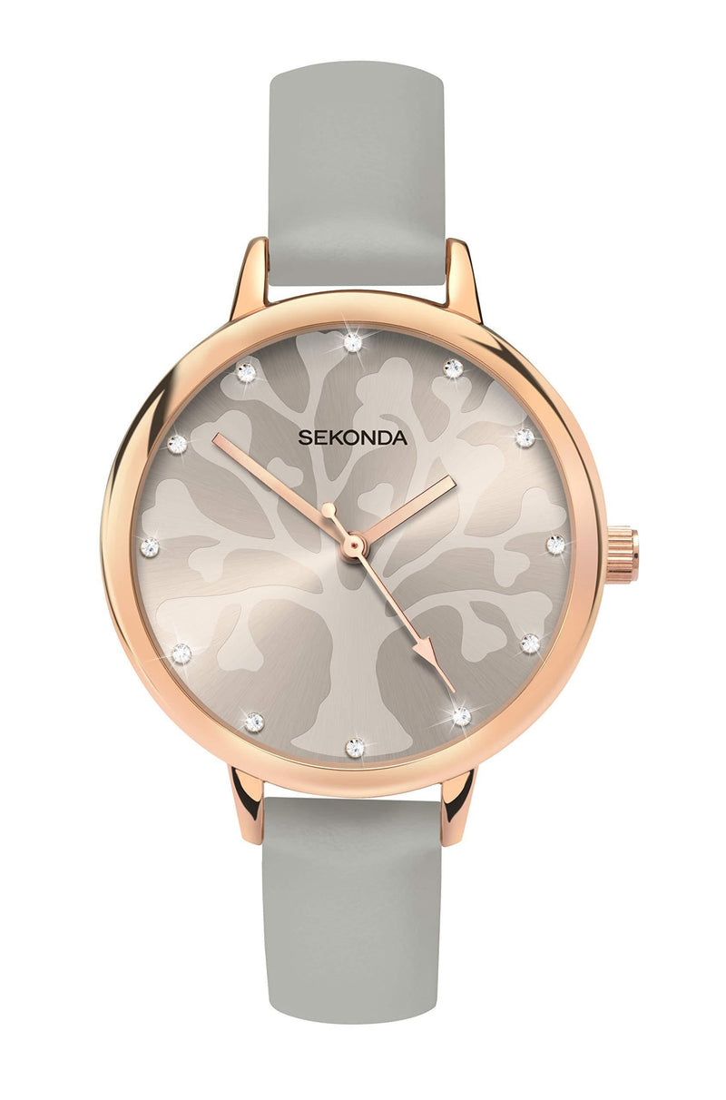[Australia] - SEKONDA Womens Analogue Classic Quartz Watch with PU Strap 2649.27 