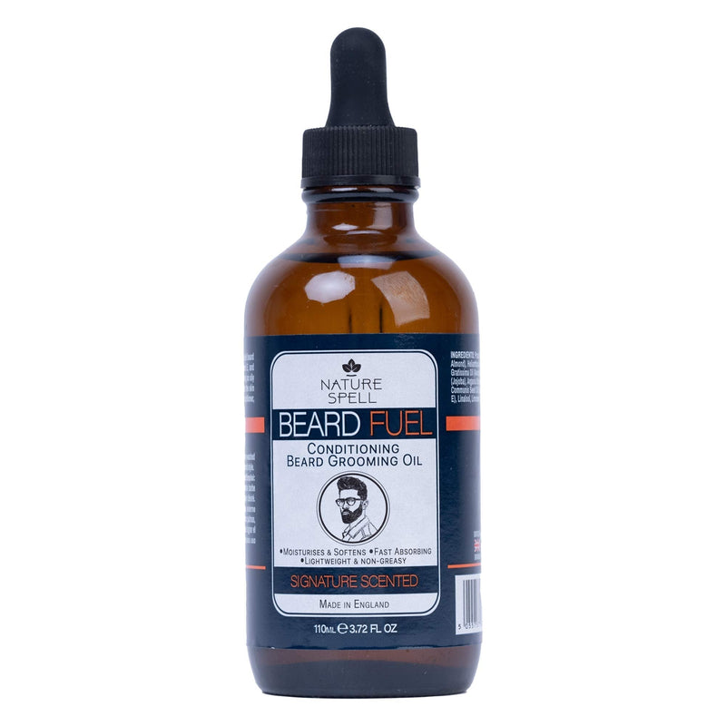 [Australia] - Nature Spell Beard Grooming Oil - Extra Large Bottle 110ml- Signature Scented, Beard Conditioning Oil, Made in UK 
