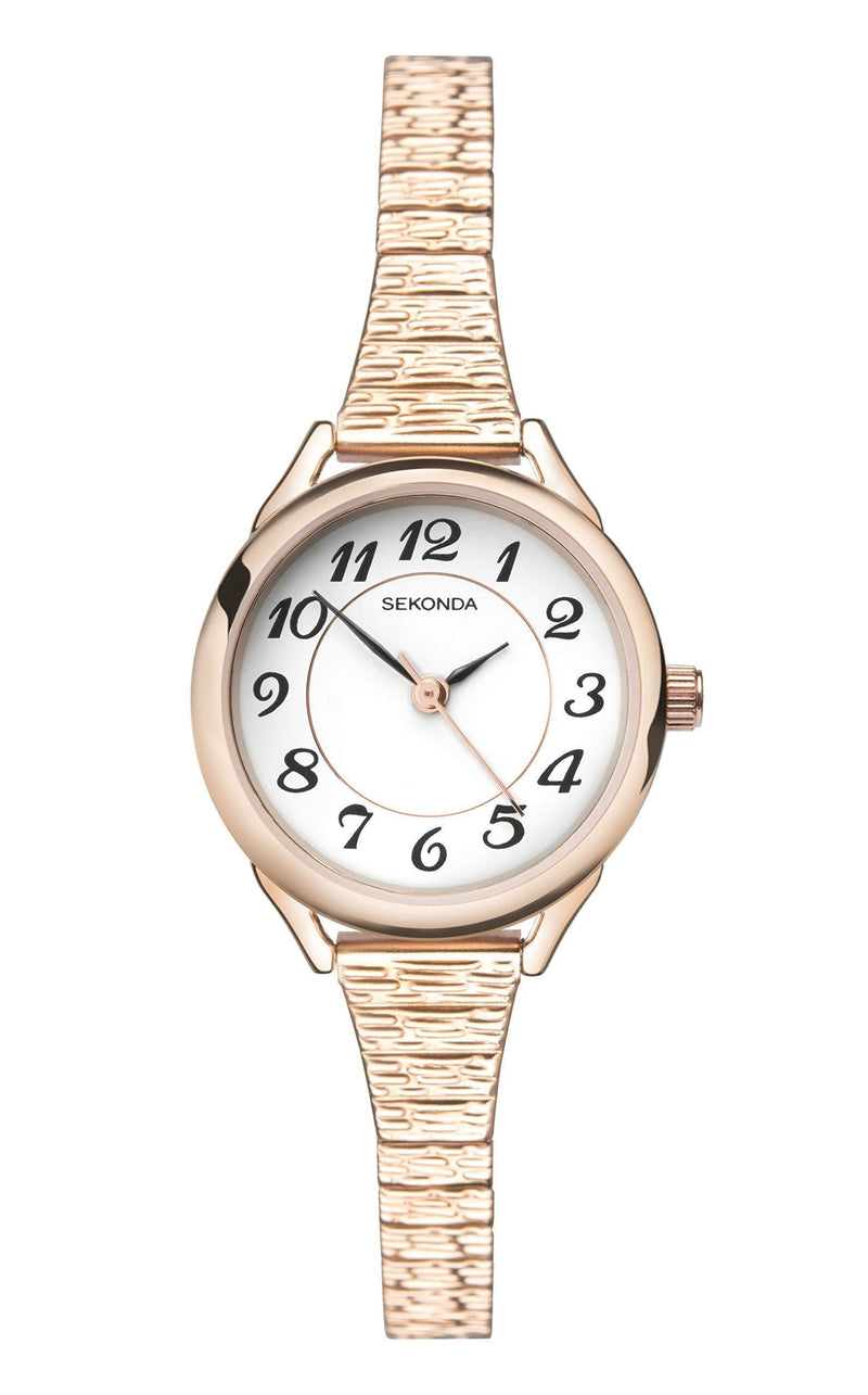 [Australia] - SEKONDA Womens Analogue Classic Quartz Watch with Stainless Steel Strap 2639.27 