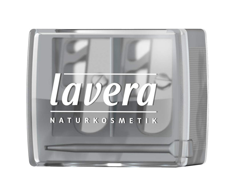 [Australia] - lavera Duo Sharpener - Pencil Sharpener (DUO) ∙ Suitable for standard and jumbo eye pencils and lip pencils ∙ Cosmetic sharpener Natural cosmetics Make-up (1 piece) 