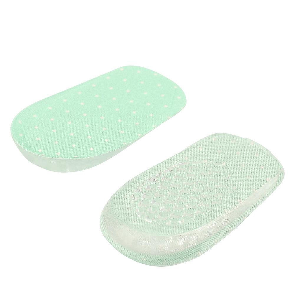 [Australia] - TMISHION Magnifying Insoles, 1 Pair Silicone Gel Adhesive Insoles Height Increase Orthopedic Foot Arch Support Heel Shoes 2.5cm Green 