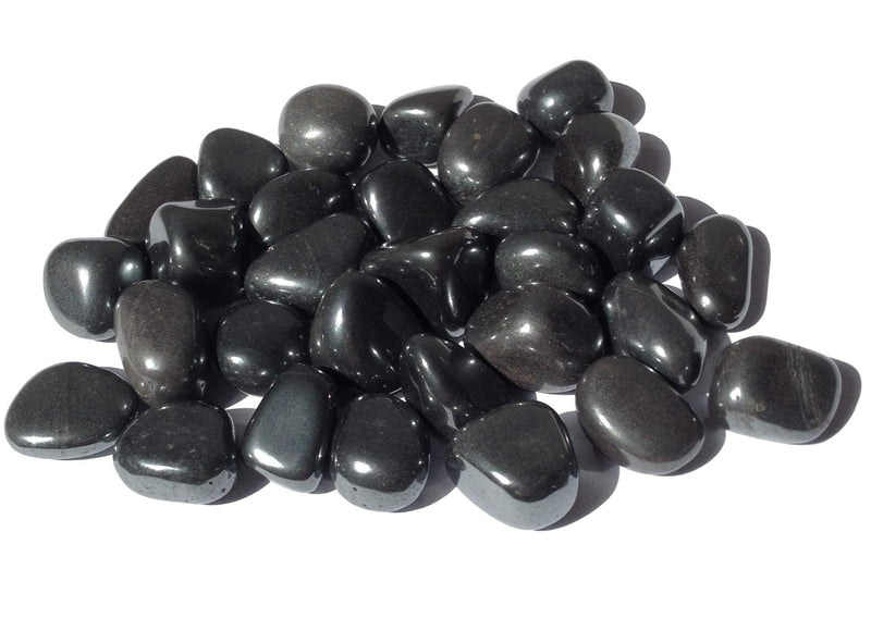 [Australia] - 5 x Hematite Tumblestone Crystal - Healing Crystal - Soothing and Calming - Crystal Therapy Tumblestone 